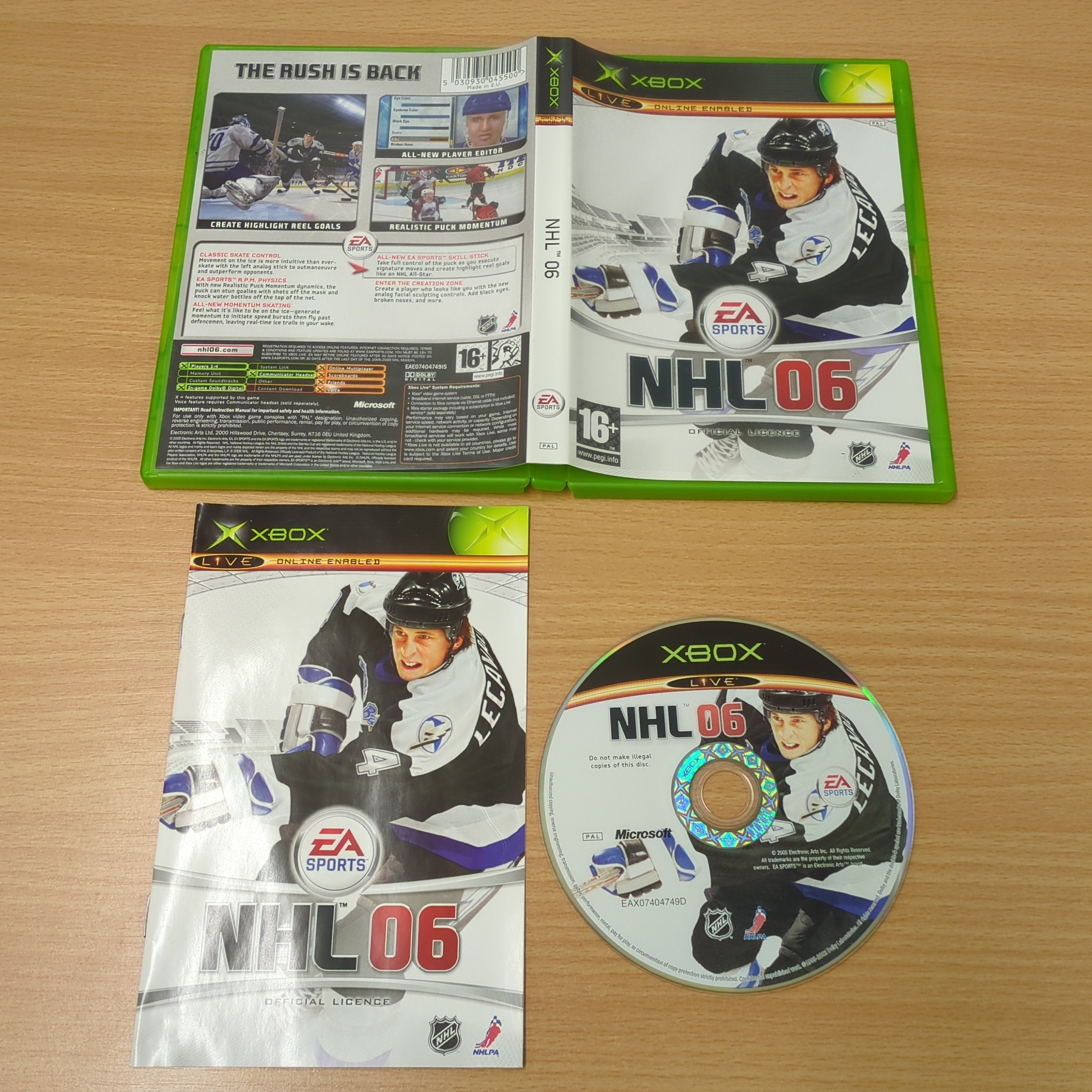 NHL 06 original Xbox game NHL 06 original Xbox game